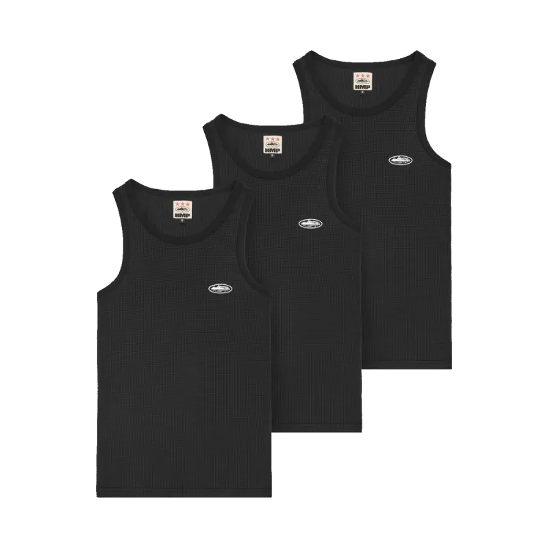 MENS CONTRAST ALLSTARZ TANK TOP [KHAKI] | Parallel