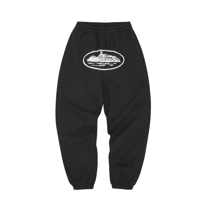 ALCATRAZ SWEATPANT 2024 [BLACK] sold by Corteiz