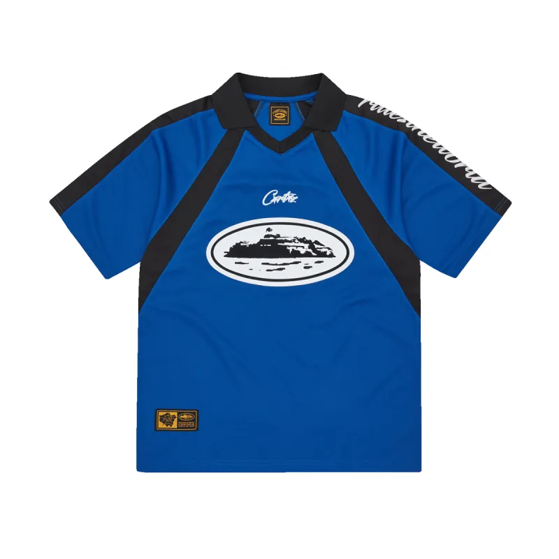 ALCATRAZ FOOTBALL JERSEY [NAVY] sold by Corteiz