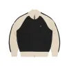 KNIT ZIP UP V2 [BLACK & CREAM] sold by Corteiz