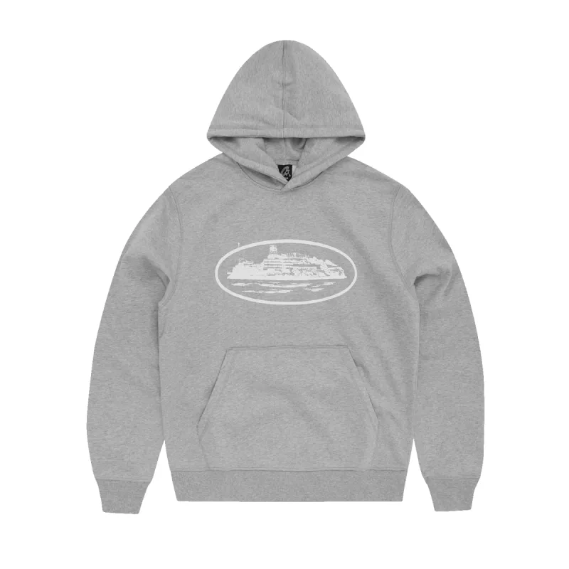 ALCATRAZ HOODIE 2024 [HEATHER GREY] sold by Corteiz