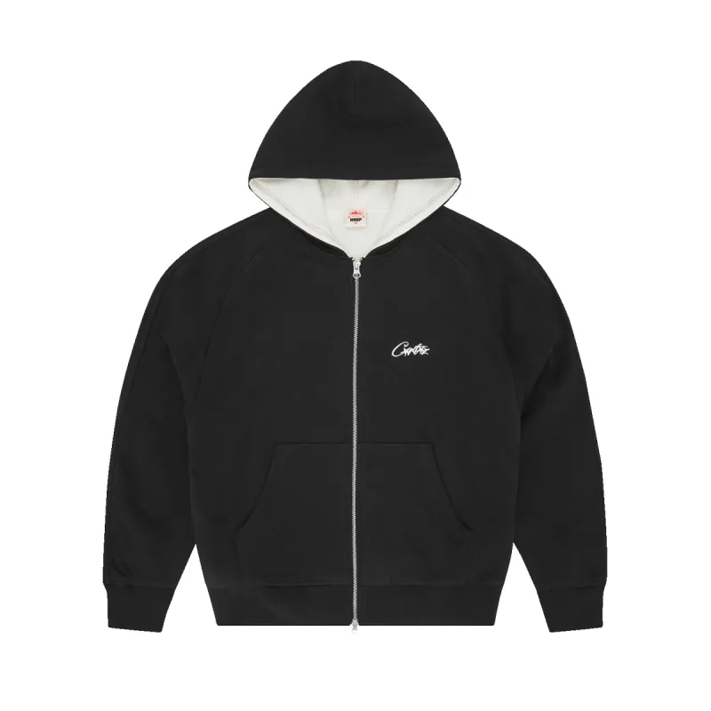 HMP THERMAL ZIP HOODIE [BLACK] sold by Corteiz