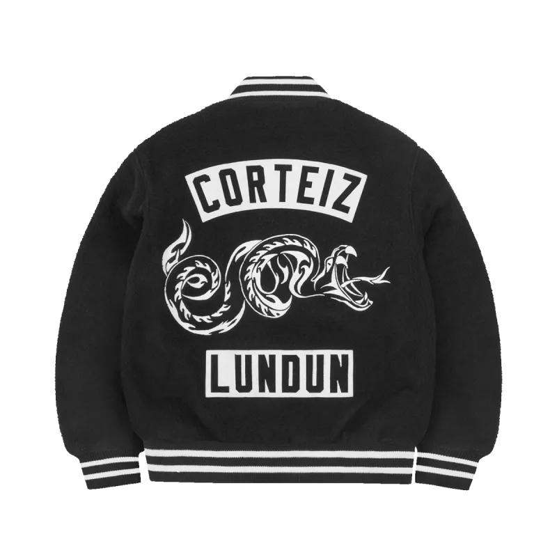 CASENTINO WOOL VARSITY [BLACK] sold by Corteiz