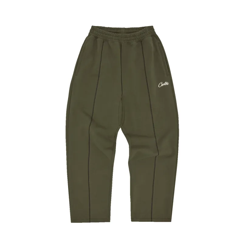 HMP OPEN HEM SWEATPANT [OLIVE / BLACK] sold by Corteiz