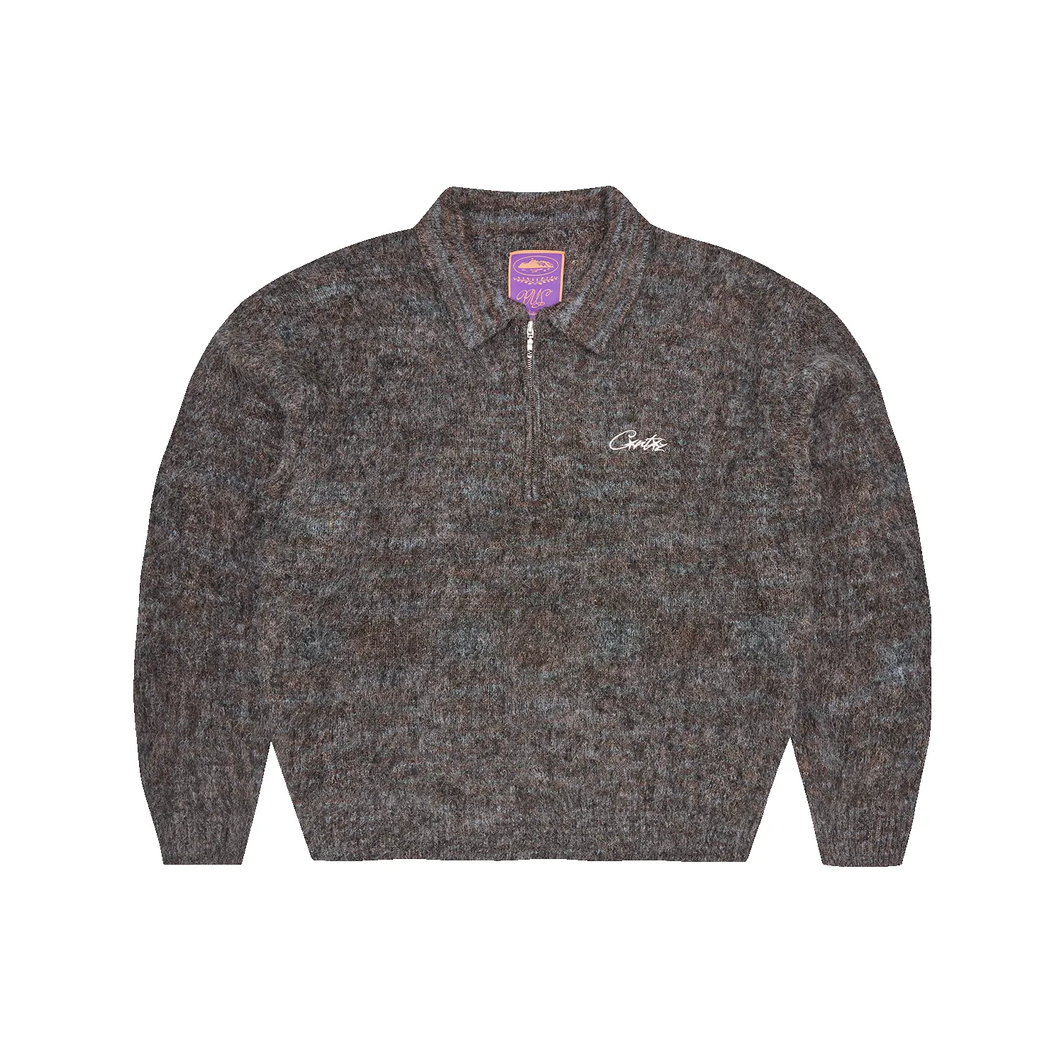(試着のみ•タグ付き)CORTEIZ MIXED KNIT HALF ZIP M img09218_src.webp