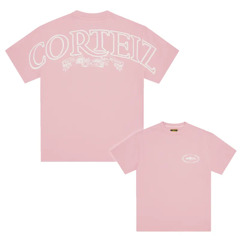 ROYALE HEAVYWEIGHT TEE  [PINK] sold by Corteiz