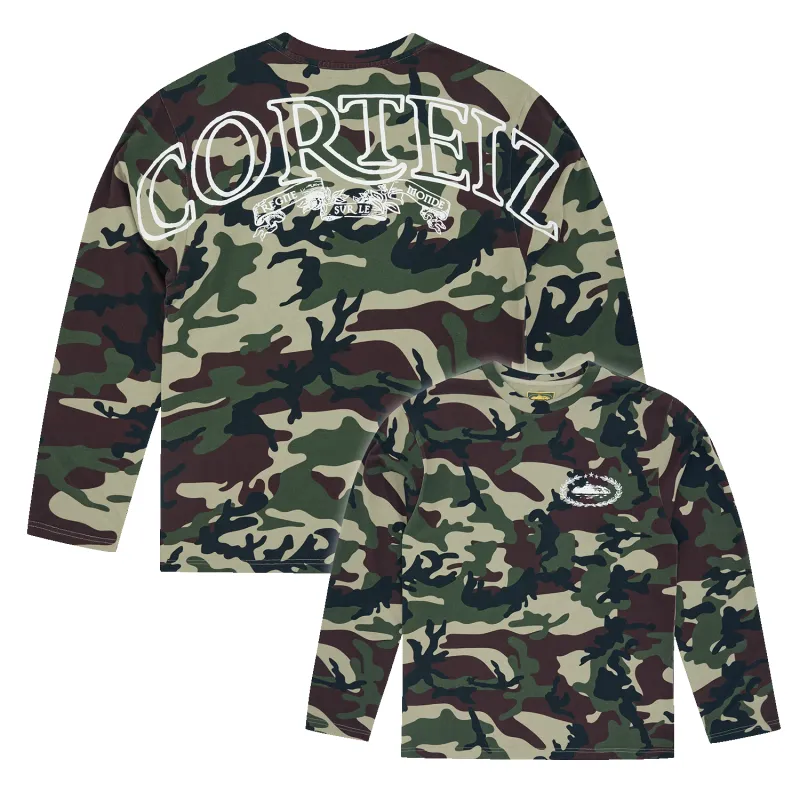 ROYALE HEAVYWEIGHT TEE LS [CAMO] sold by Corteiz