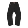 DUAL STRIPE BAGGY JEANS [BLACK WASH] sold by Corteiz