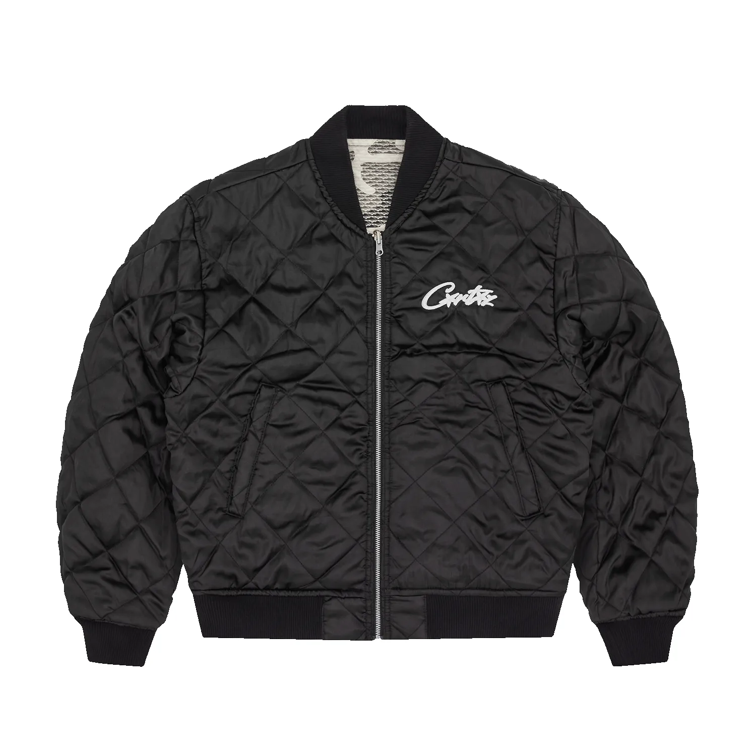 Corteiz ALCATRAZ BOMBER JACKETボンバージャケット Corteiz Alcatraz Bomber Jacket Black – Side Kicks