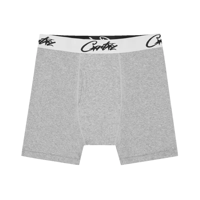 下着・アンダーウェア Corteiz Alcatraz Boxers 3 Pack - Yellow CRTZ_BoxerShort_LogoWaistband_