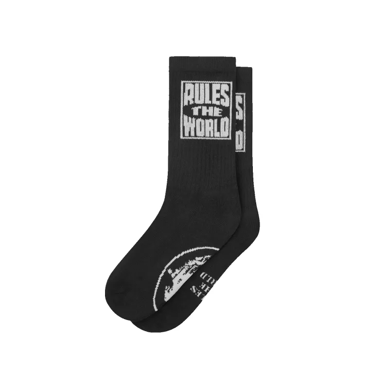 RTW SOCKS [BLACK] sold by Corteiz