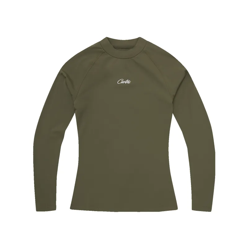 LITEWORK COMPRESSION TOP [OLIVE] made by Corteiz