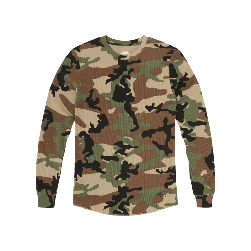 ALCATRAZ WAFFLE LONGSLEEVE [TONAL KHAKI] | Parallel