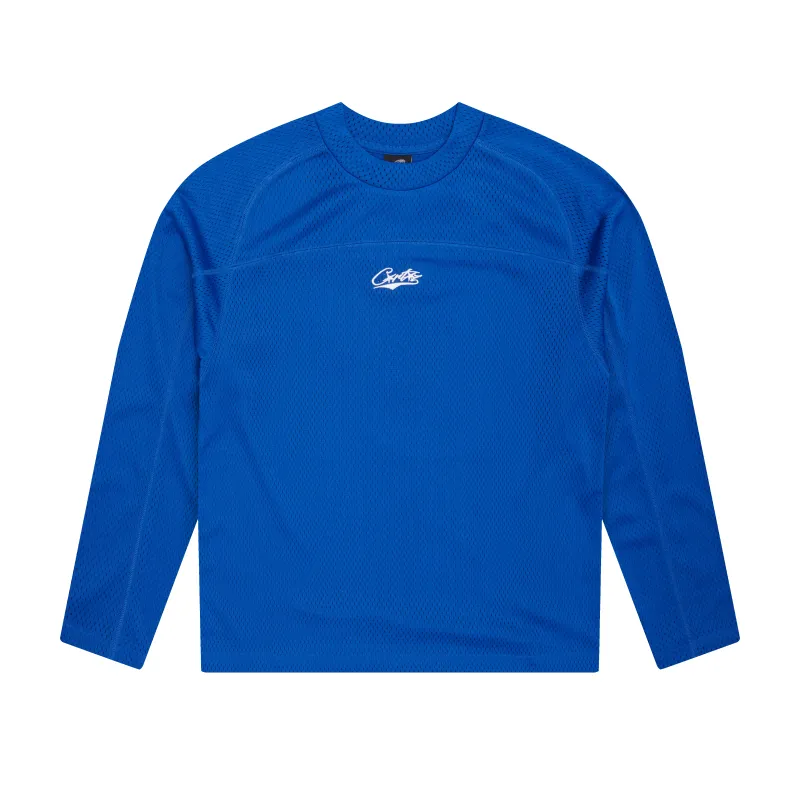 WOOSH MESH LS JERSEY [ROYAL BLUE] sold by Corteiz