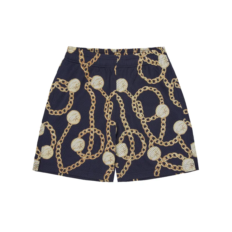 CHAINS MESH SHORT [NAVY] sold by Corteiz