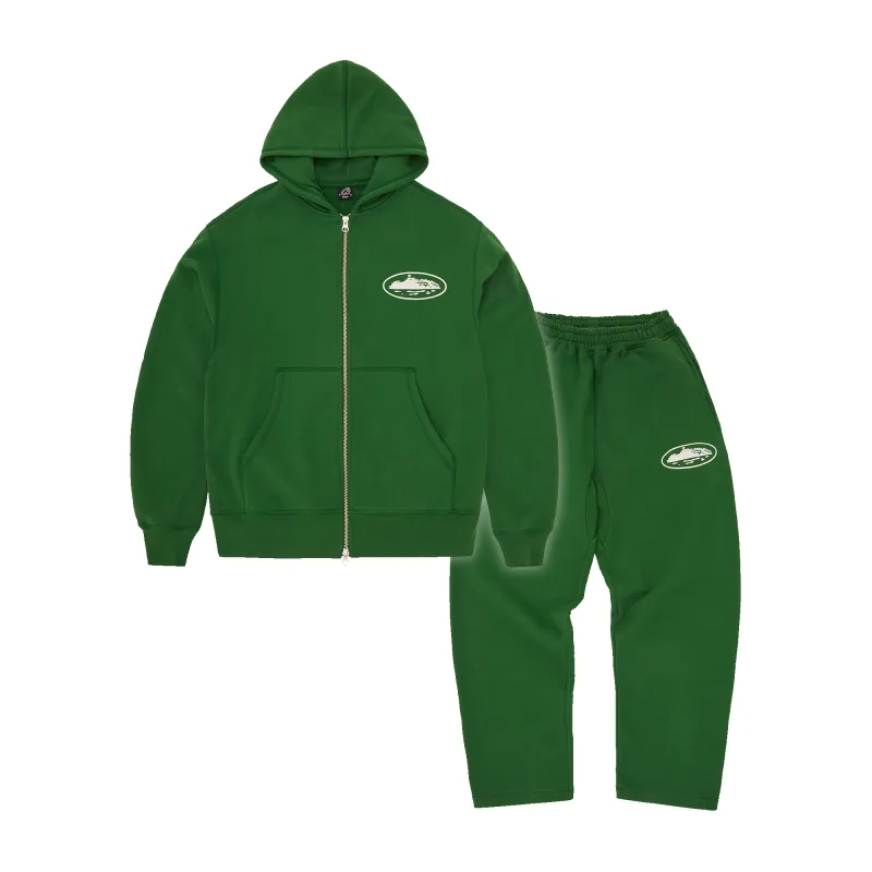 ISLAND PUFF PRINT TRACKSUIT [GREEN] sold by Corteiz