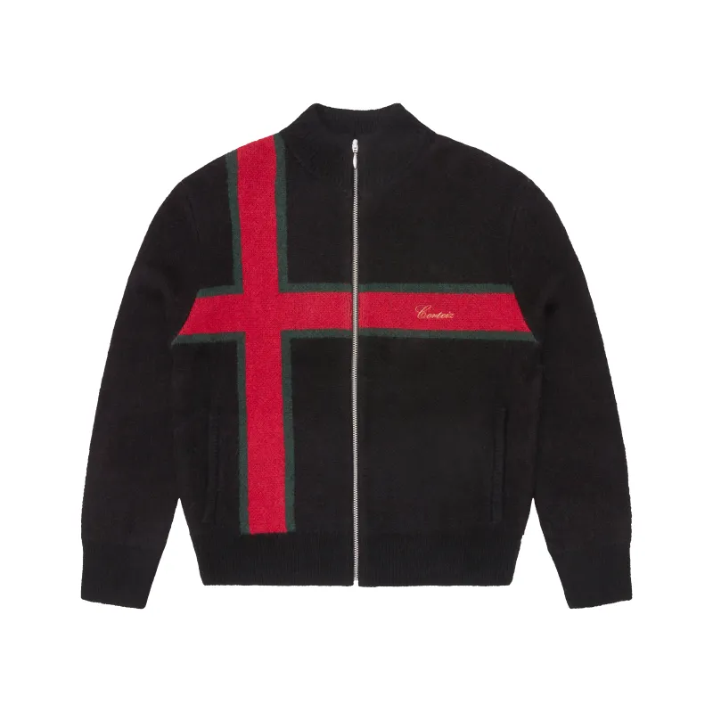 Corteiz Finesse Knit ZIP バーガンディ L Corteiz VVS Knit-Zip Purple Men's - FW23 - US