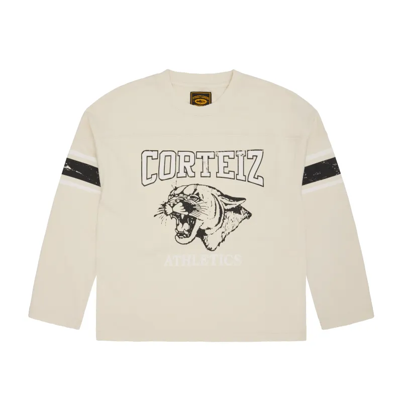 ATHLETICS HEAVYWEIGHT LS TOP [CREAM] sold by Corteiz
