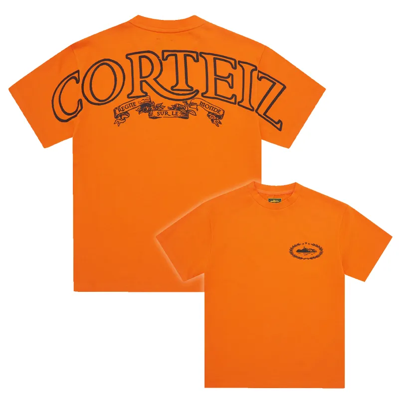 ROYALE HEAVYWEIGHT TEE [ORANGE] sold by Corteiz
