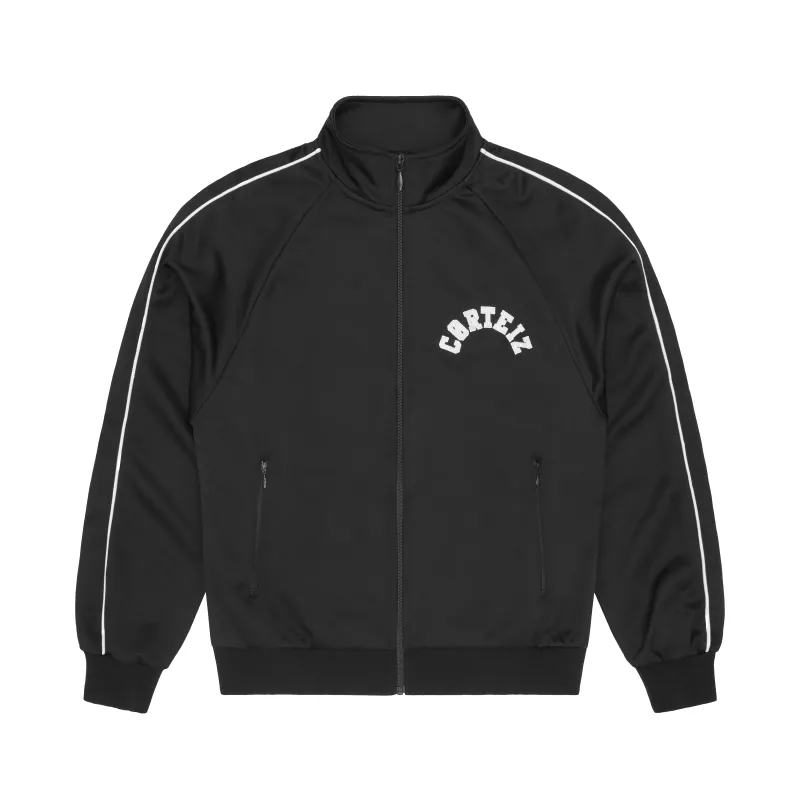 CREST ARCH TRACK JACKET [BLACK] sold by Corteiz