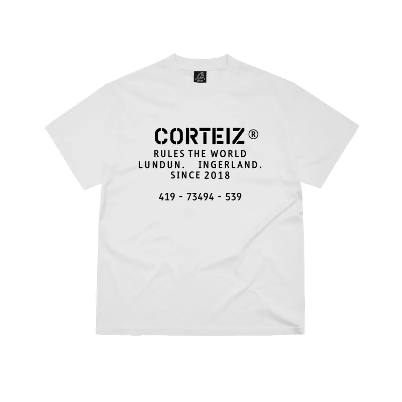 OG STENCIL TEE [WHITE] sold by Corteiz