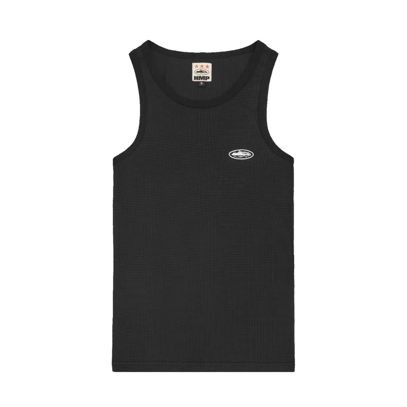HMP ESSENTIALS TANK TOP [BLACK] sold by Corteiz
