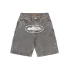 ISLAND BAGGY DENIM SHORT [LIGHT GREY] sold by Corteiz