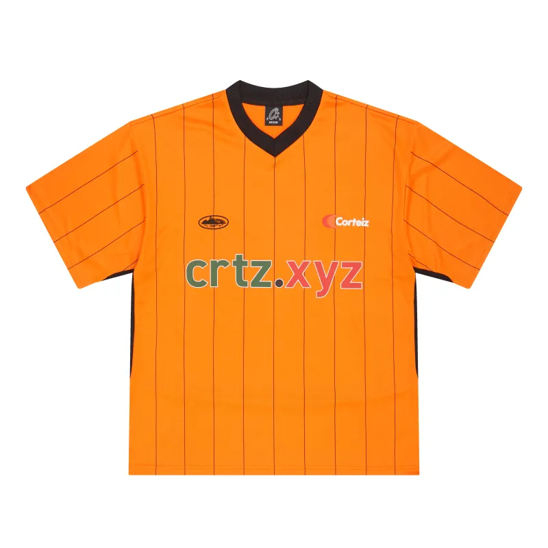 WEBSITE FOOTBALL JERSEY [ORANGE] sold by Corteiz