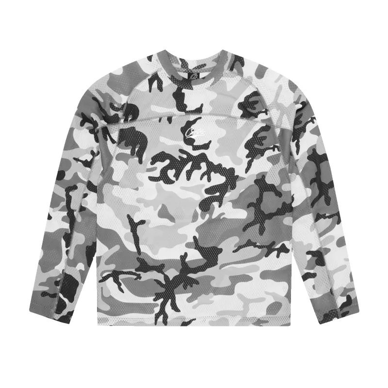 WOOSH MESH LS JERSEY [ARCTIC CAMO] sold by Corteiz