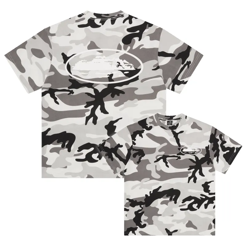 ISLAND PUFF PRINT TEE [ARCTIC CAMO] sold by Corteiz