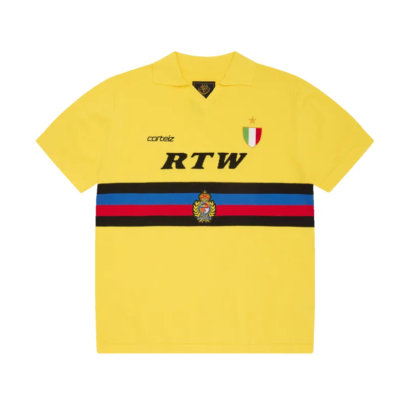 SERIE A KNIT JERSEY [YELLOW] sold by Corteiz