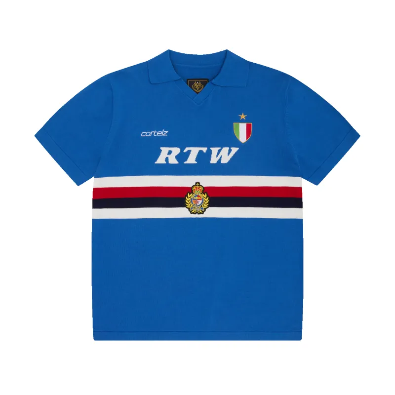 SERIE A KNIT JERSEY [BLUE] sold by Corteiz