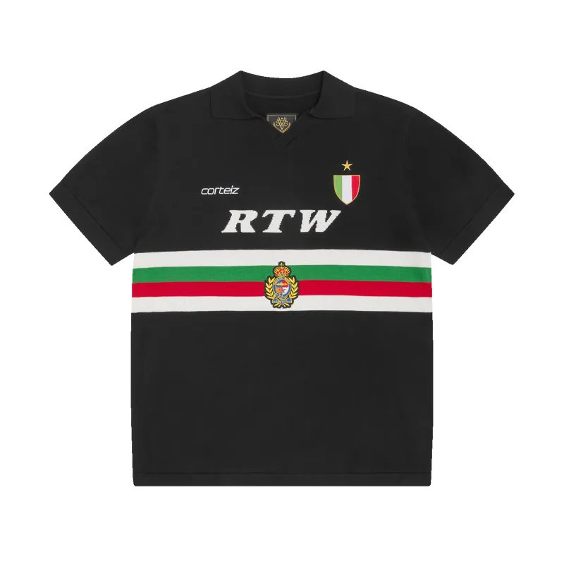 SERIE A KNIT JERSEY [BLACK] sold by Corteiz