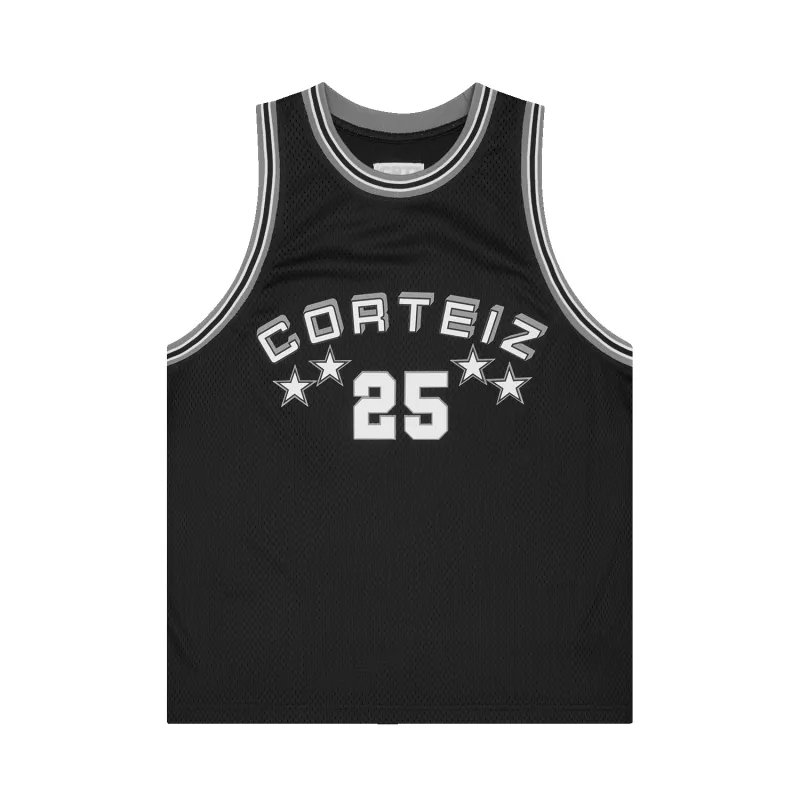 STARS BBALL JERSEY [BLACK] sold by Corteiz