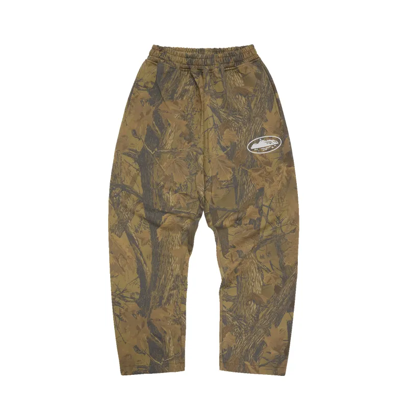 ISLAND PUFF PRINT OPEN HEM SWEATPANT [FOREST CAMO] sold by Corteiz