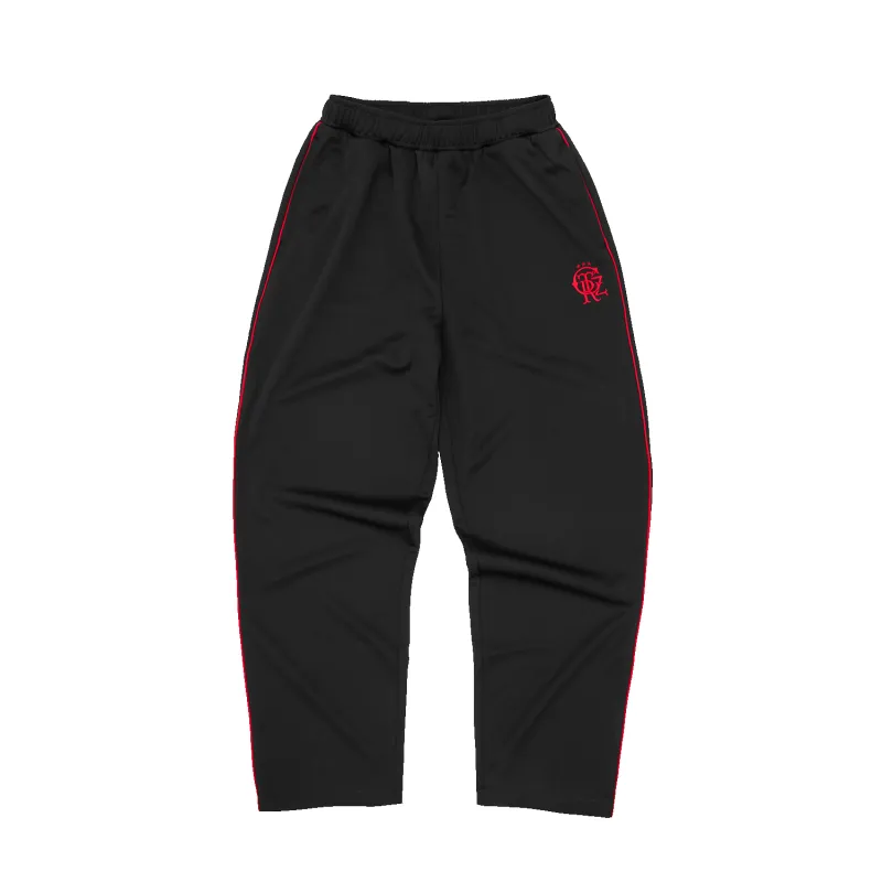 3 STAR CREST TRACK PANT [BLACK] sold by Corteiz