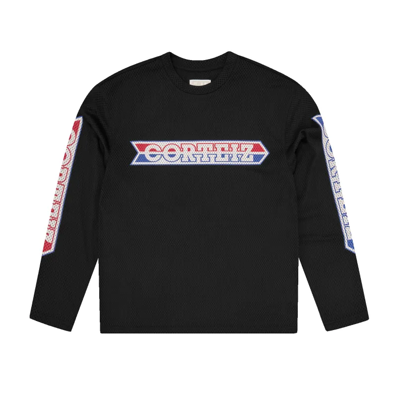 RACE MESH LS JERSEY [BLACK] sold by Corteiz