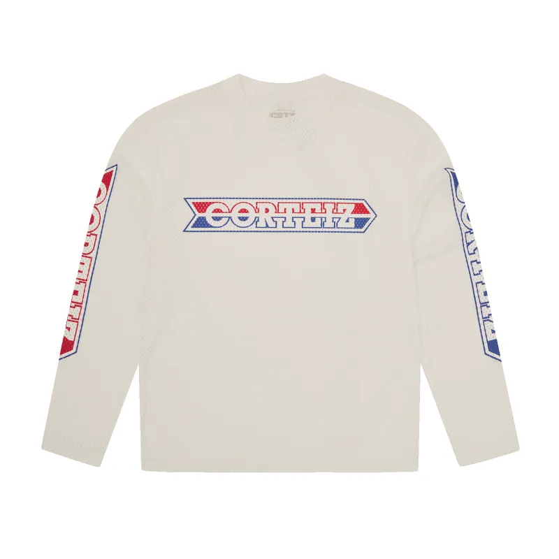 RACE MESH LS JERSEY [OFF WHITE] sold by Corteiz
