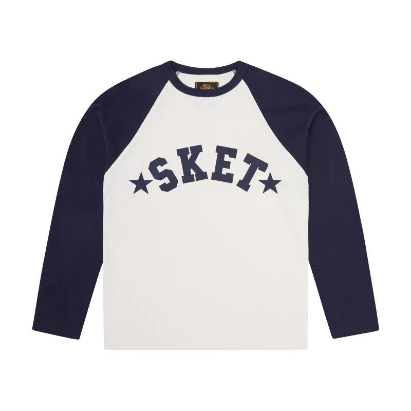 SKET RAGLAN LS [NAVY] sold by Corteiz