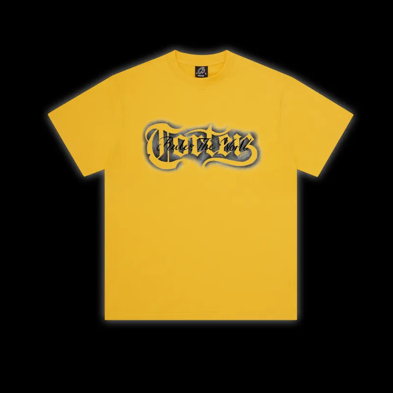 RTW TATTED TEE [YELLOW] sold by Corteiz