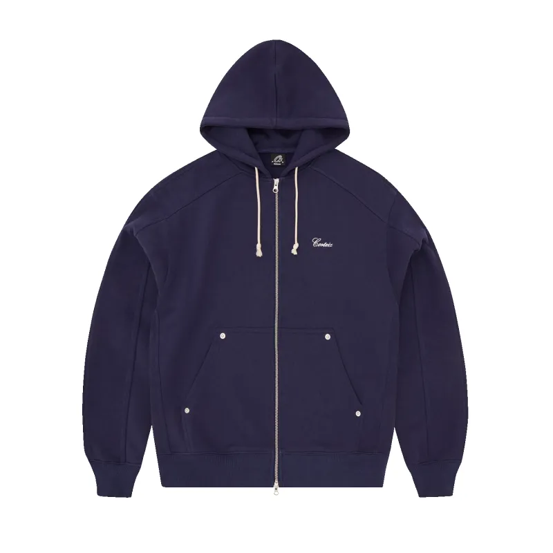 ARDWEAR WORK ZIP HOODIE [NAVY] sold by Corteiz