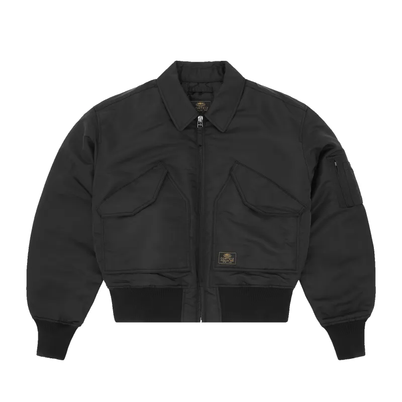 ALCATRAZ BOMBER JACKET V2 [BLACK] sold by Corteiz