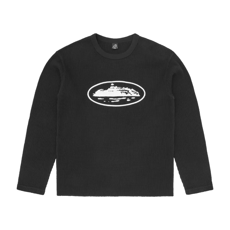 ISLAND THERMAL LS [BLACK] sold by Corteiz