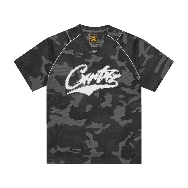 BTR PRACTICE TOP [BLACK CAMO] sold by Corteiz
