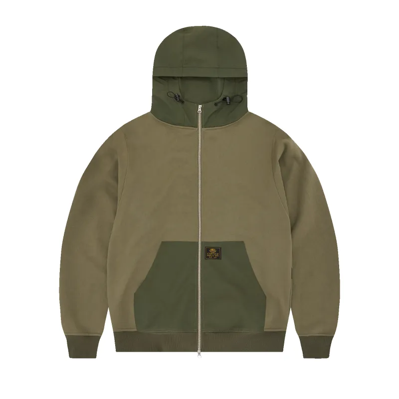 GUERILLAZ RIPSTOP ZIP HOODIE [OLIVE] made by Corteiz