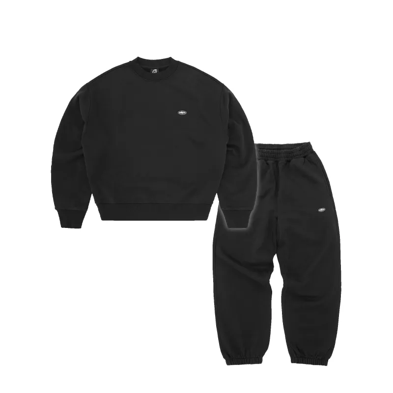 MINI ISLAND CREWNECK TRACKSUIT [BLACK] made by Corteiz