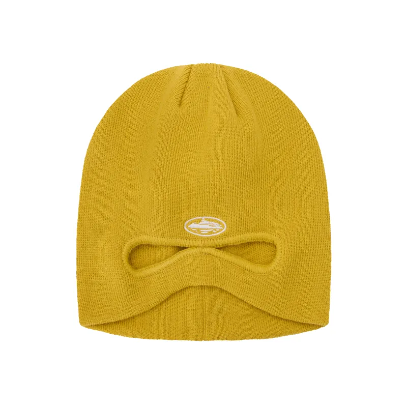 PEEK-A-BEANIE [MUSTARD] made by Corteiz