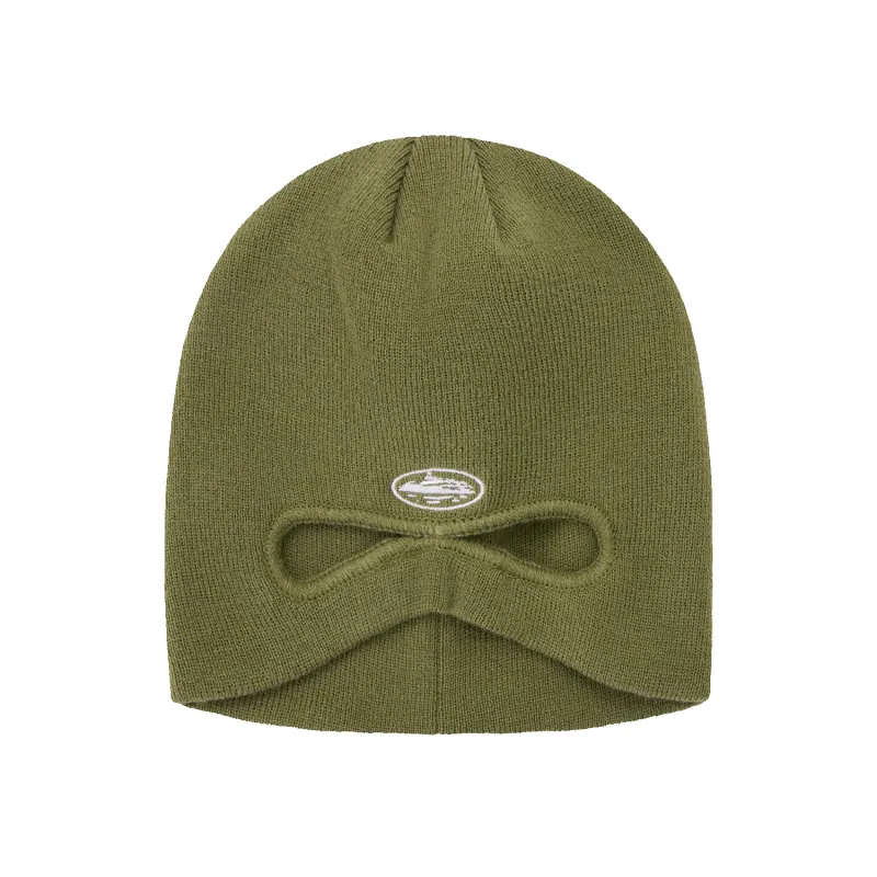 PEEK-A-BEANIE [OLIVE] made by Corteiz