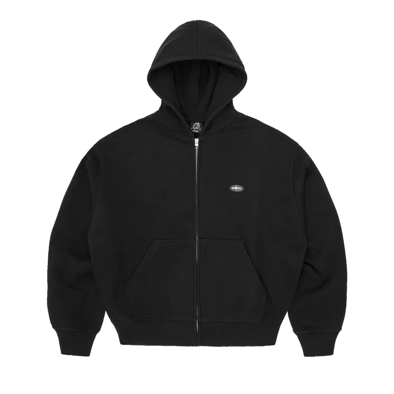 MINI ISLAND ZIP HOODIE [BLACK] made by Corteiz