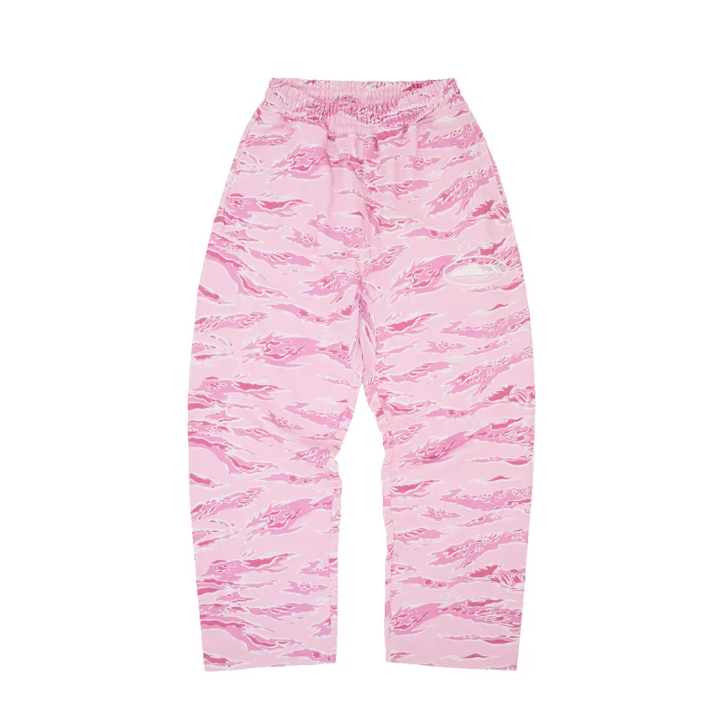 ISLAND PUFF PRINT OPEN HEM SWEATPANT [PINK TIGER CAMO] made by Corteiz